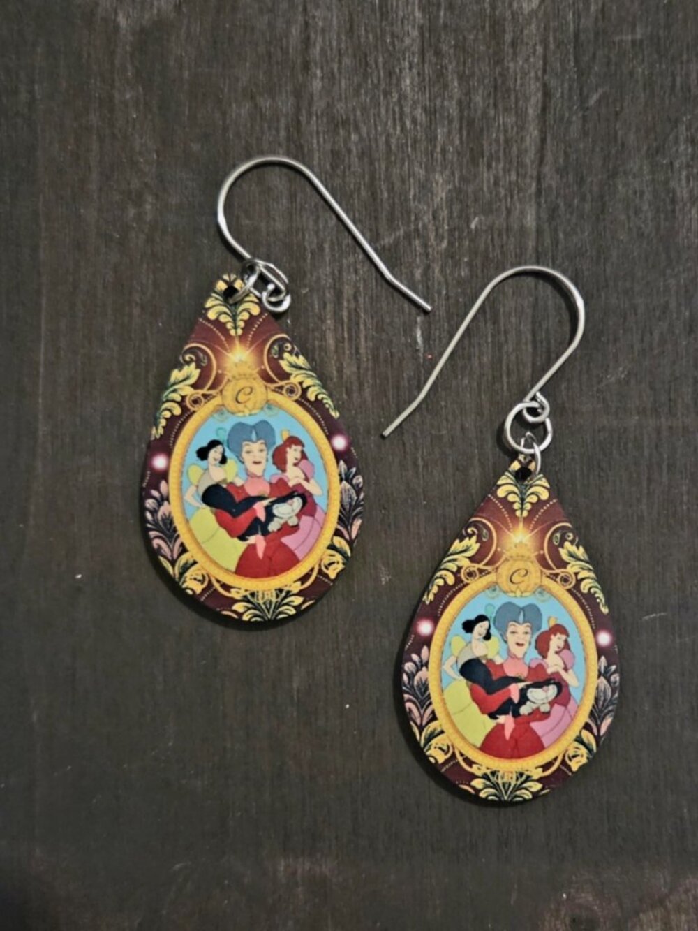 Cinderella Evil Stepmother Earrings